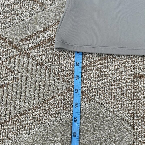 Express Blouse Women's Extra Large Gray Short Sleeve Crew Neck Top - Picture 6 of 10